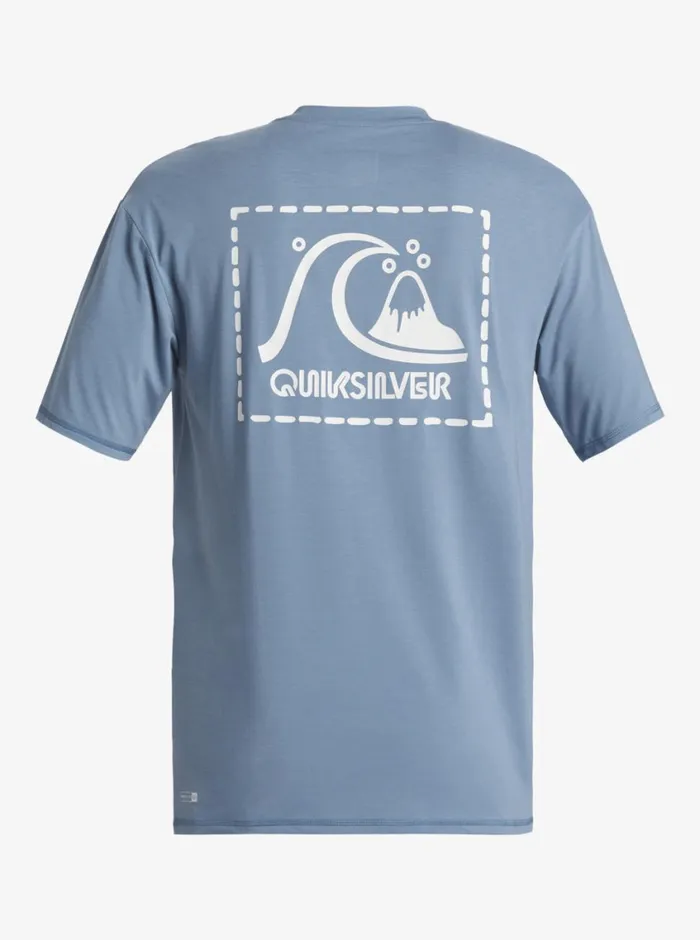 Quiksilver DNA Surf Tee Blue Shadow Mens Rashguards Quiksilver DNA Surf Tee Blue Shadow Mens Rashguards