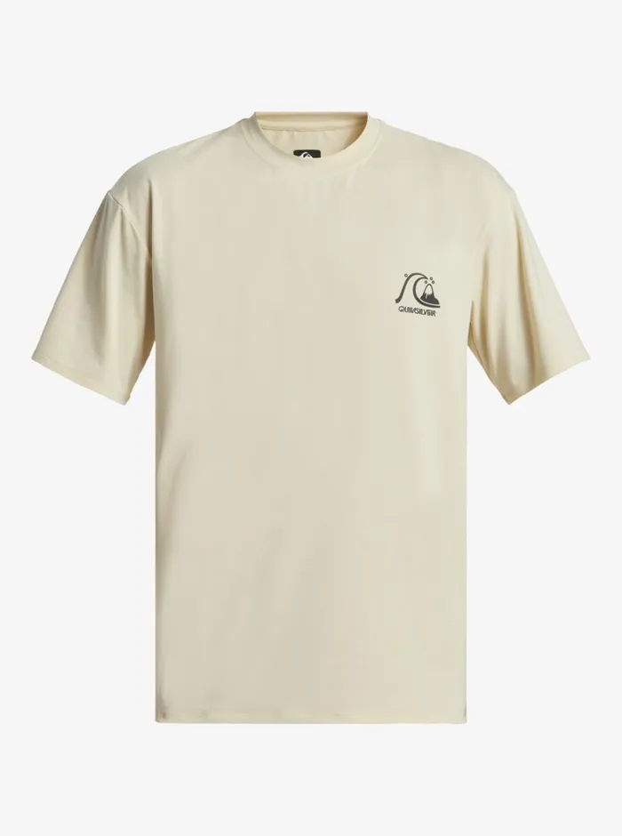 Quiksilver DNA Surf Tee Oyster White Mens Rashguards
