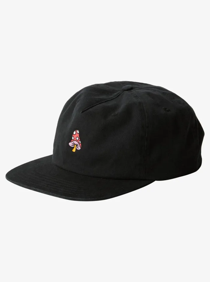 Quiksilver Doggin Cap Snapback Hat Black Mens Hats