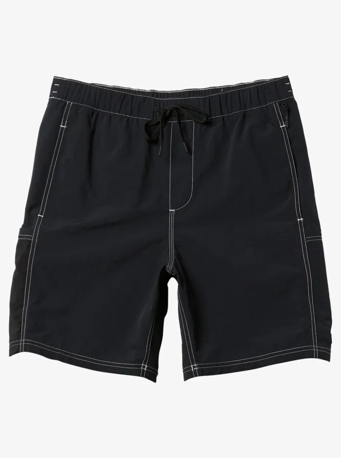 Quiksilver Drainer Amphibian 185034 Hybrid Shorts Black Mens Shorts and Amphibians Quiksilver Drainer Amphibian 185034 Hybrid Shorts Black Mens Shorts and Amphibians