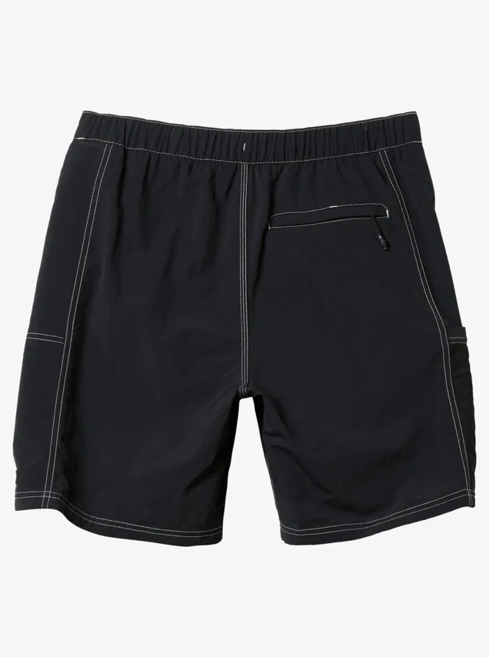 Quiksilver Drainer Amphibian 185034 Hybrid Shorts Black Mens Shorts and Amphibians Quiksilver Drainer Amphibian 185034 Hybrid Shorts Black Mens Shorts and Amphibians