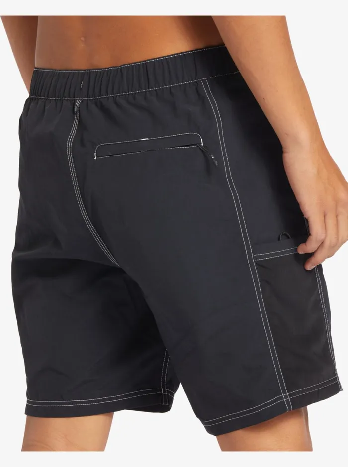 Quiksilver Drainer Amphibian 185034 Hybrid Shorts Black Mens Shorts and Amphibians Quiksilver Drainer Amphibian 185034 Hybrid Shorts Black Mens Shorts and Amphibians