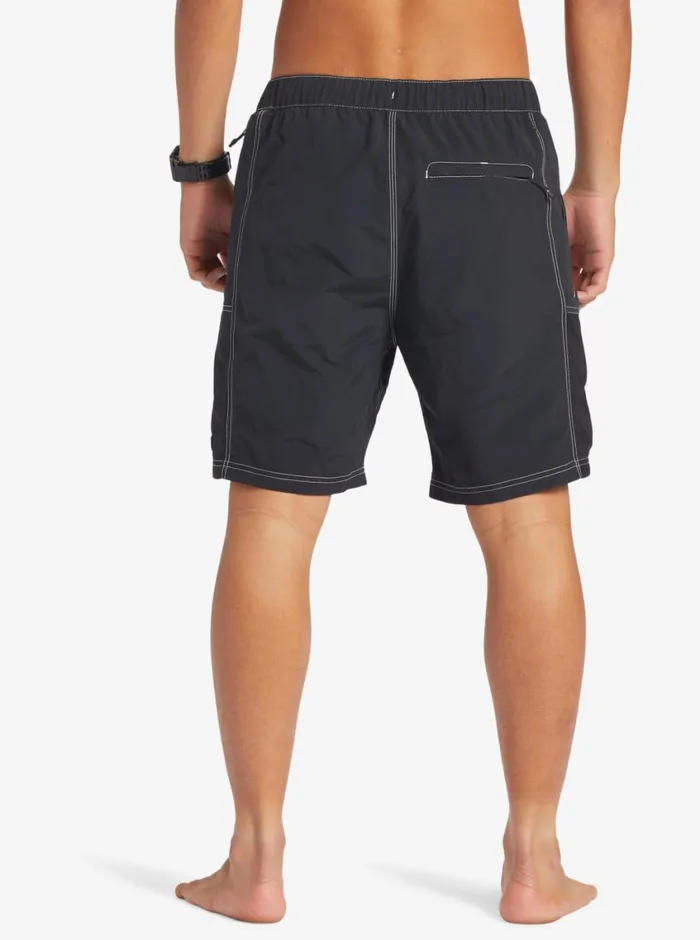 Quiksilver Drainer Amphibian 185034 Hybrid Shorts Black Mens Shorts and Amphibians Quiksilver Drainer Amphibian 185034 Hybrid Shorts Black Mens Shorts and Amphibians