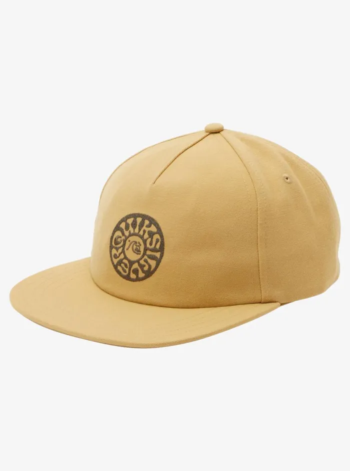 Quiksilver Earth Tripper Snapback Hat Mustard Mens Hats