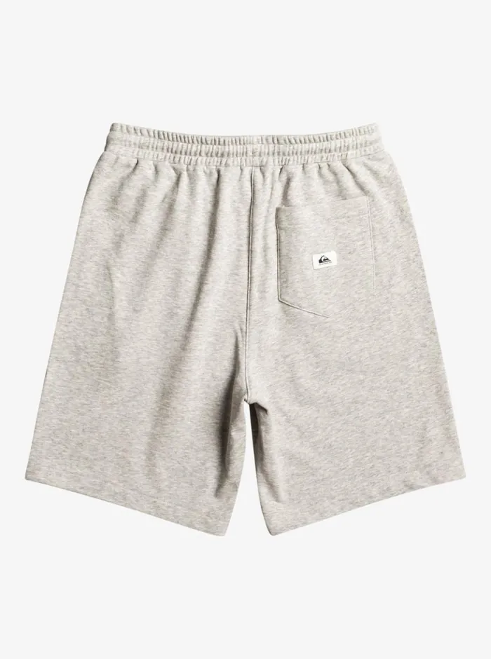 Quiksilver Essentials Sweat Shorts Light Grey Heather Mens Pants Quiksilver Essentials Sweat Shorts Light Grey Heather Mens Pants