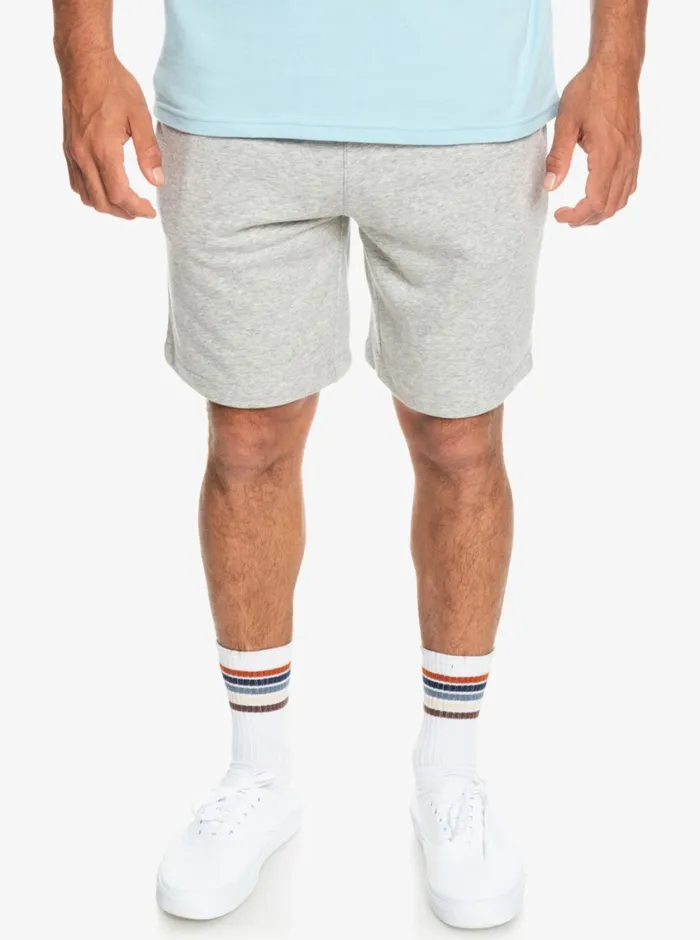 Quiksilver Essentials Sweat Shorts Light Grey Heather Mens Pants Quiksilver Essentials Sweat Shorts Light Grey Heather Mens Pants