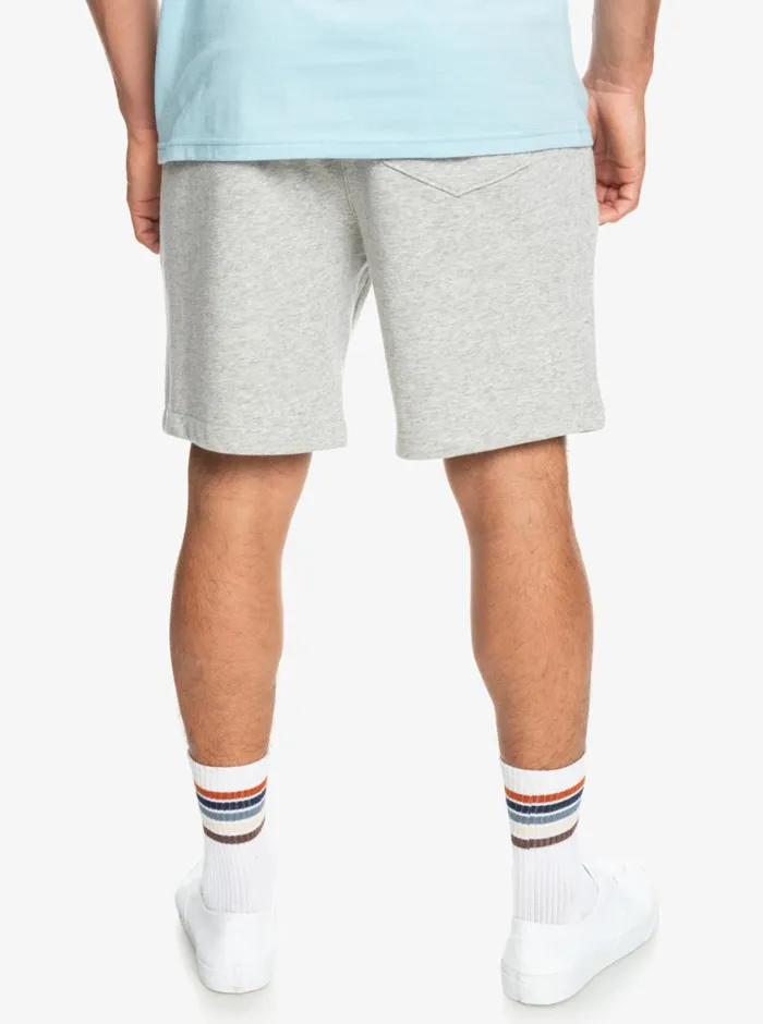Quiksilver Essentials Sweat Shorts Light Grey Heather Mens Pants Quiksilver Essentials Sweat Shorts Light Grey Heather Mens Pants
