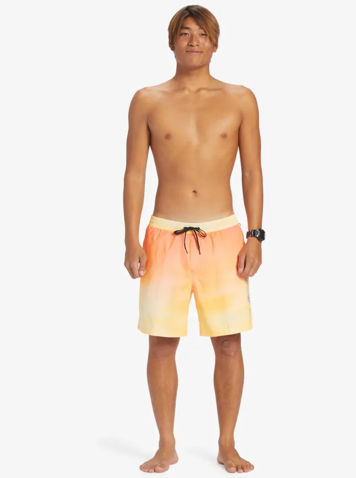 Quiksilver Everyday Breeze 17034 Volleys Copper Tan Mens Elastic Waist