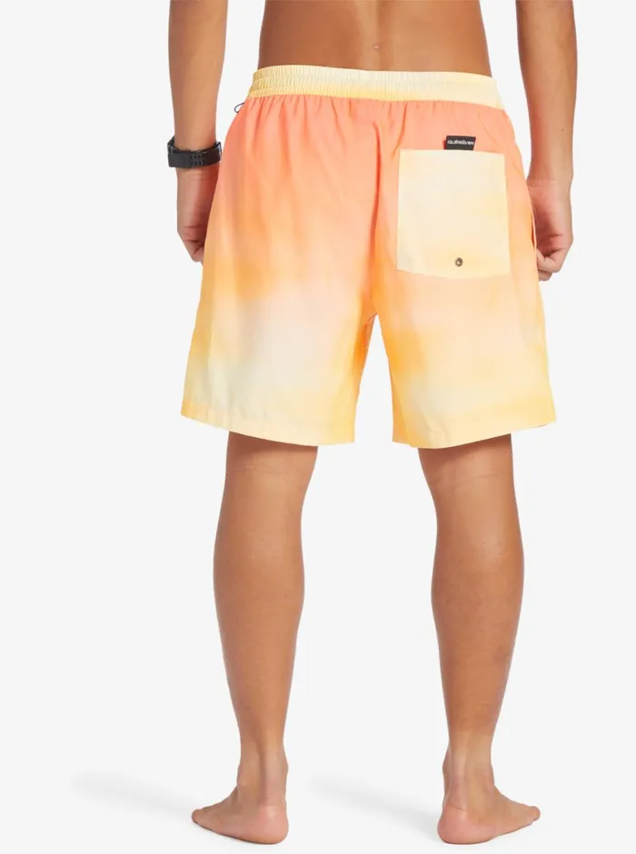 Quiksilver Everyday Breeze 17034 Volleys Copper Tan Mens Elastic Waist