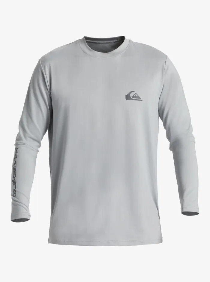 Quiksilver Everyday Long Sleeve Surf Tee Quarry Mens Rashguards