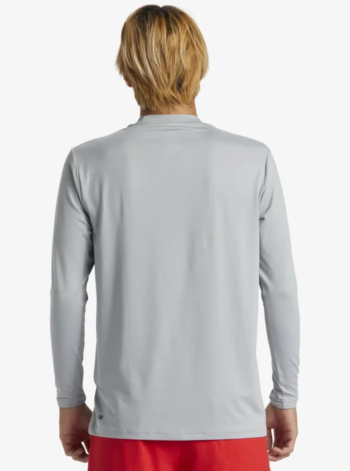 Quiksilver Everyday Long Sleeve Surf Tee Quarry Mens Rashguards