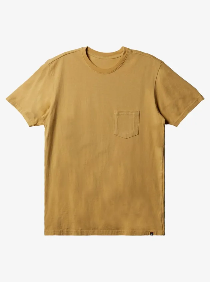 Quiksilver Everyday Pocket TShirt Ochre Mens Tees