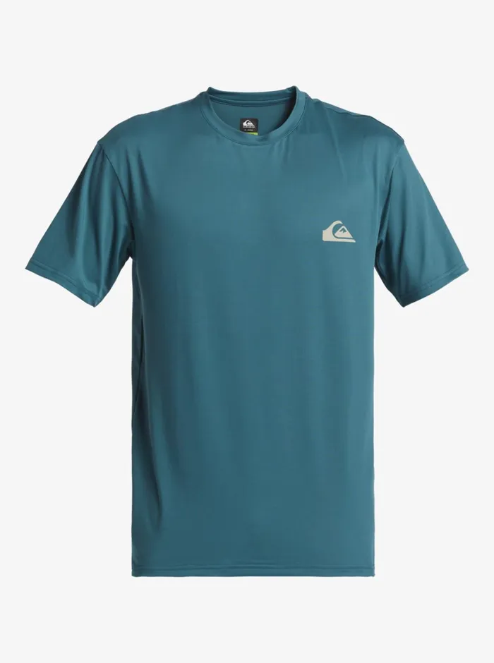 Quiksilver Everyday Surf Tee Colonial Blue Mens Rashguards