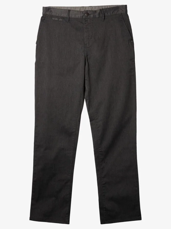 Quiksilver Everyday Union Chinos Dark Grey Heather Mens Pants