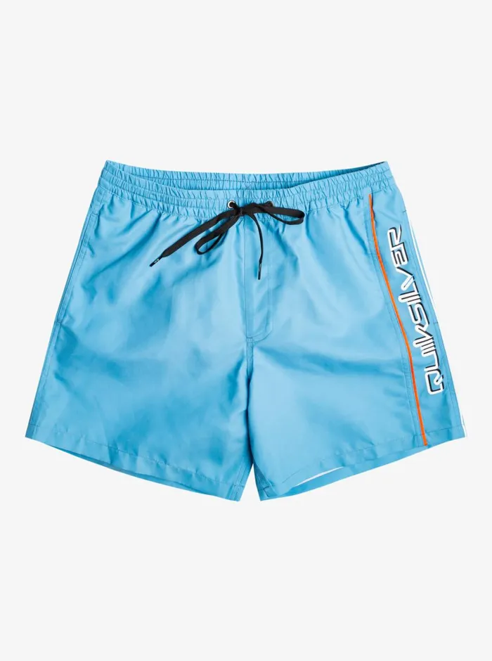 Quiksilver Everyday Vert 16034 Volleys Azure Blue Mens Elastic Waist