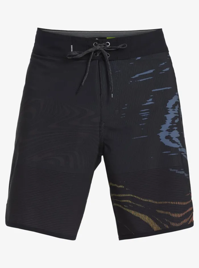 Quiksilver Highline Scallop 19034 Boardshorts Black Mens Shorts and Amphibians