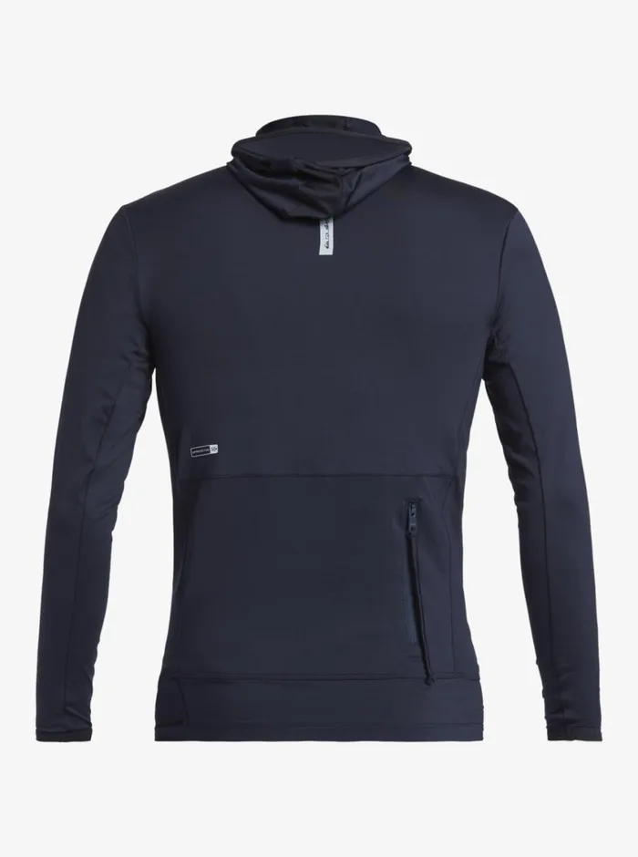 Quiksilver Highline UPF50 Hood Long Sleeve Surf Tee Dark Navy Mens Rashguards Quiksilver Highline UPF50 Hood Long Sleeve Surf Tee Dark Navy Mens Rashguards