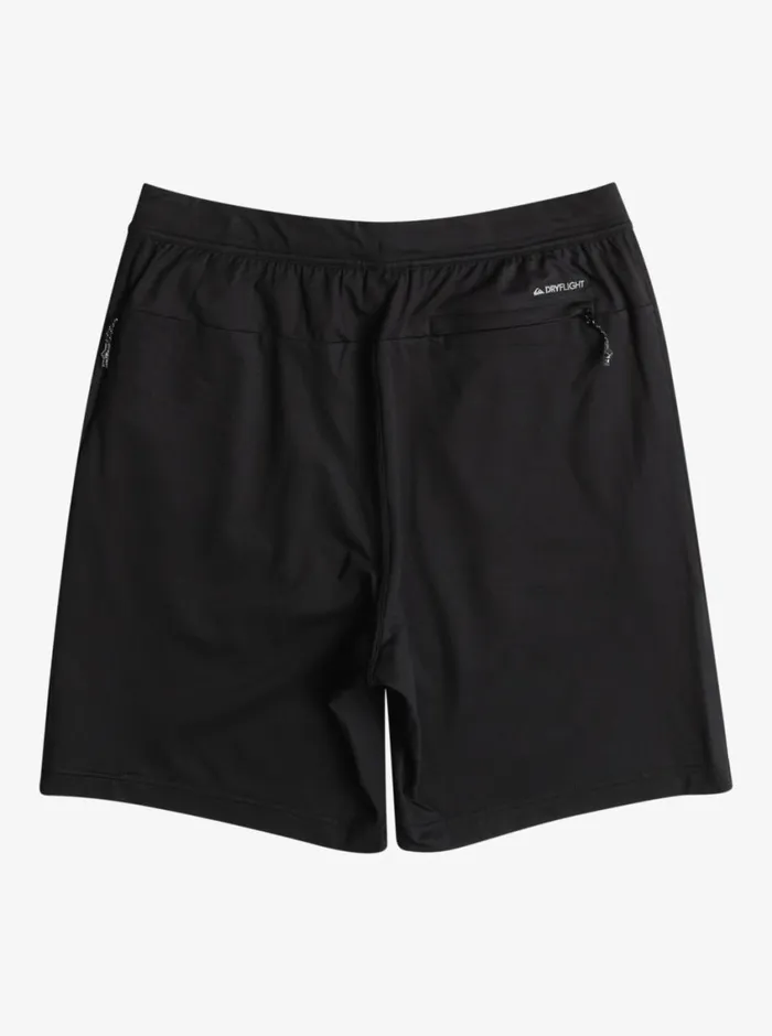 Quiksilver Knit 18034 Technical Training Shorts True Black Mens Shorts and Amphibians Quiksilver Knit 18034 Technical Training Shorts True Black Mens Shorts and Amphibians