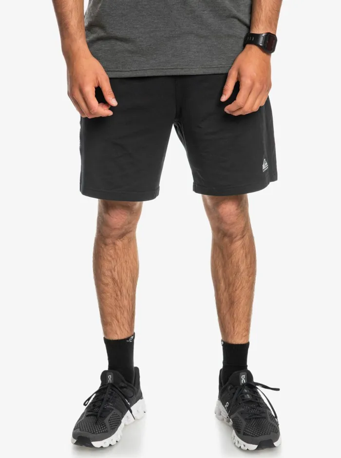 Quiksilver Knit 18034 Technical Training Shorts True Black Mens Shorts and Amphibians Quiksilver Knit 18034 Technical Training Shorts True Black Mens Shorts and Amphibians