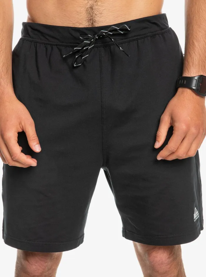 Quiksilver Knit 18034 Technical Training Shorts True Black Mens Shorts and Amphibians Quiksilver Knit 18034 Technical Training Shorts True Black Mens Shorts and Amphibians