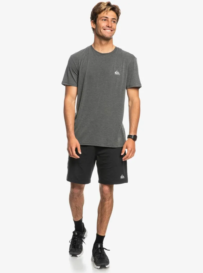 Quiksilver Knit 18034 Technical Training Shorts True Black Mens Shorts and Amphibians Quiksilver Knit 18034 Technical Training Shorts True Black Mens Shorts and Amphibians