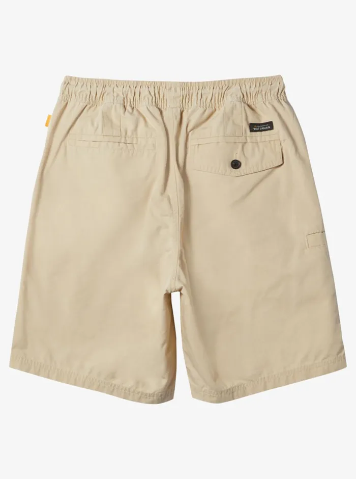 Quiksilver Last Light Elastic Waist 19034 Shorts Brown Rice MensWaterman Shorts and Amphibians Quiksilver Last Light Elastic Waist 19034 Shorts Brown Rice MensWaterman Shorts and Amphibians