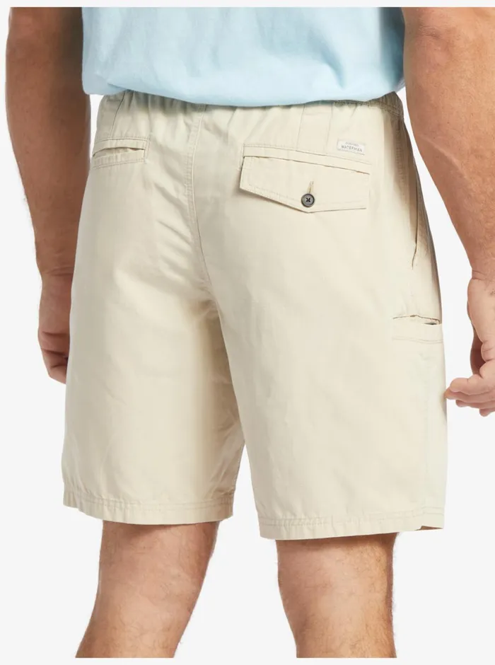 Quiksilver Last Light Elastic Waist 19034 Shorts Brown Rice MensWaterman Shorts and Amphibians Quiksilver Last Light Elastic Waist 19034 Shorts Brown Rice MensWaterman Shorts and Amphibians