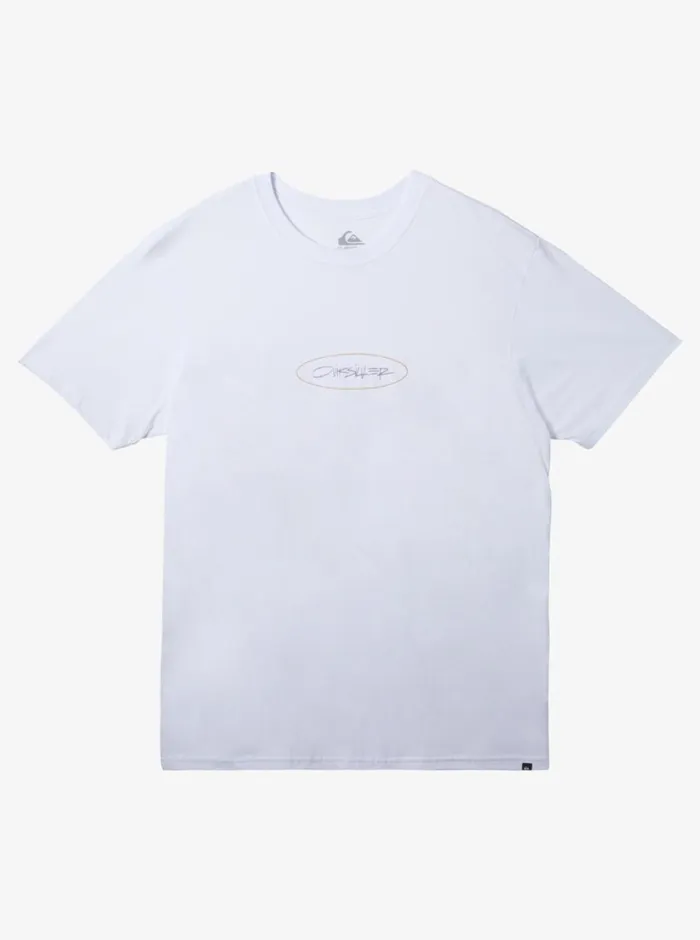 Quiksilver Level Up TShirt White Mens Tees