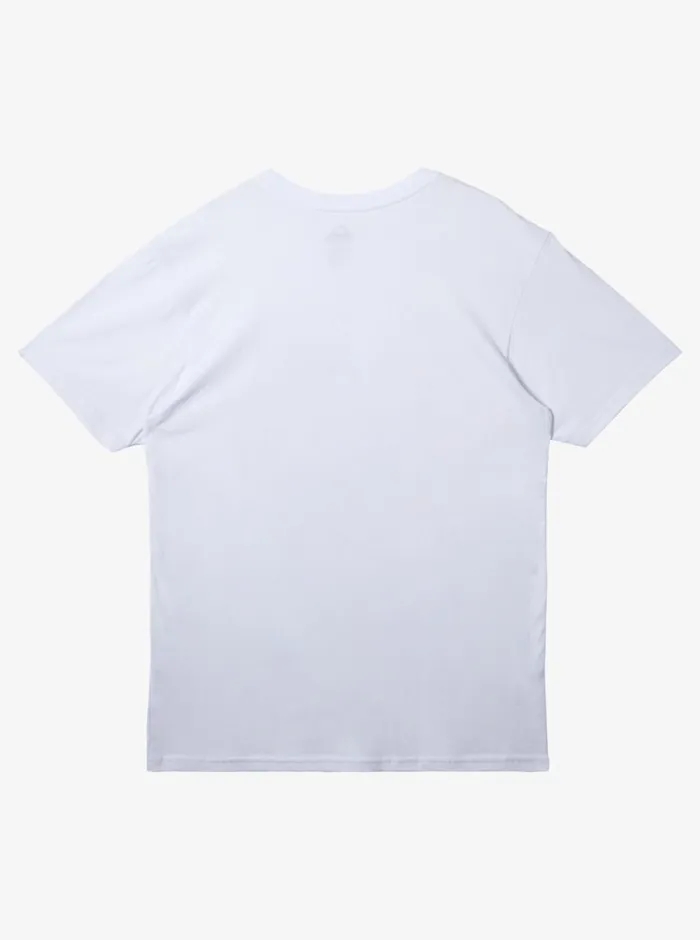 Quiksilver Level Up TShirt White Mens Tees Quiksilver Level Up TShirt White Mens Tees