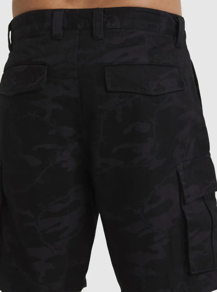 Quiksilver Mikey Cargo Shorts Tarmac Mongrel Camo Mens Shorts and Amphibians Quiksilver Mikey Cargo Shorts Tarmac Mongrel Camo Mens Shorts and Amphibians