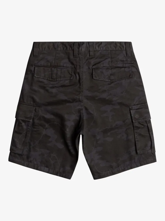 Quiksilver Mikey Cargo Shorts Tarmac Mongrel Camo Mens Shorts and Amphibians Quiksilver Mikey Cargo Shorts Tarmac Mongrel Camo Mens Shorts and Amphibians