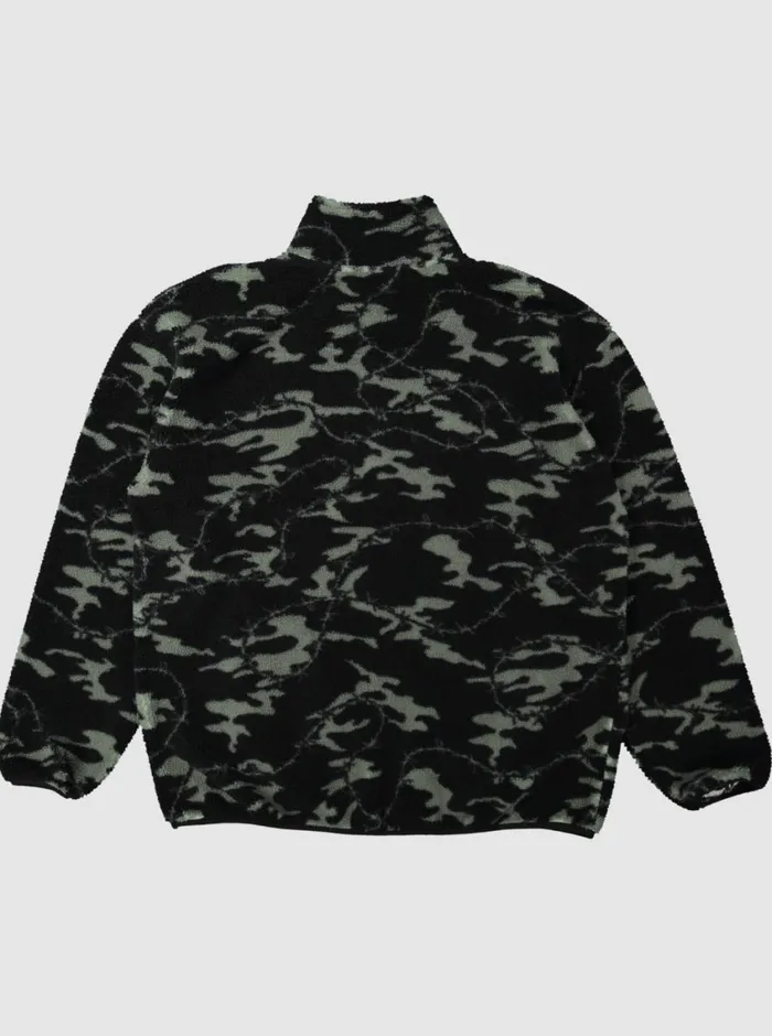 Quiksilver Mikey Zip Sherpa HalfZip Fleece Black Mongrel Mens Sweatshirts and Hoodies Quiksilver Mikey Zip Sherpa HalfZip Fleece Black Mongrel Mens Sweatshirts and Hoodies