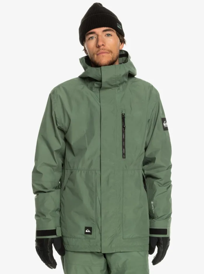 Quiksilver Mission GORETEX Snow Jacket Laurel Wreath Mens Snow Jackets