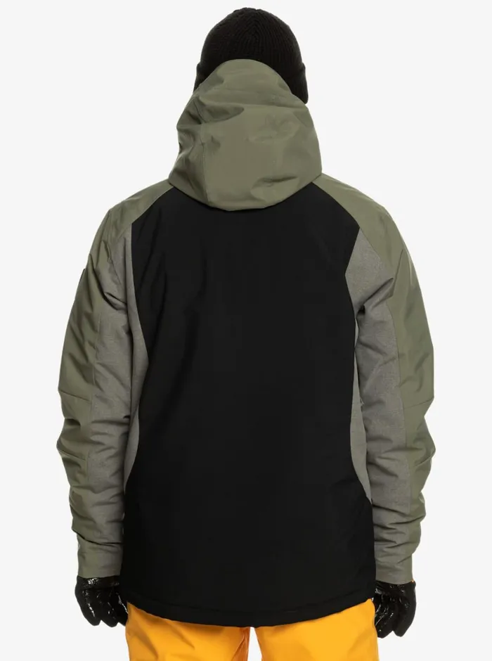 Quiksilver Mission Plus Technical Snow Jacket True Black Mens Snow Jackets