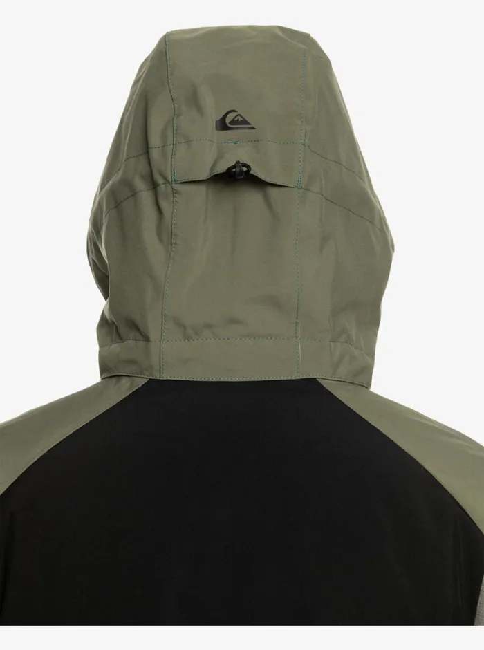 Quiksilver Mission Plus Technical Snow Jacket True Black Mens Snow Jackets
