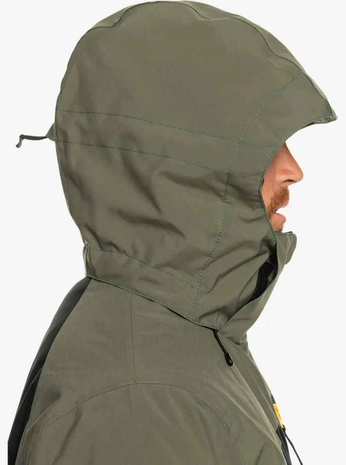 Quiksilver Mission Plus Technical Snow Jacket True Black Mens Snow Jackets