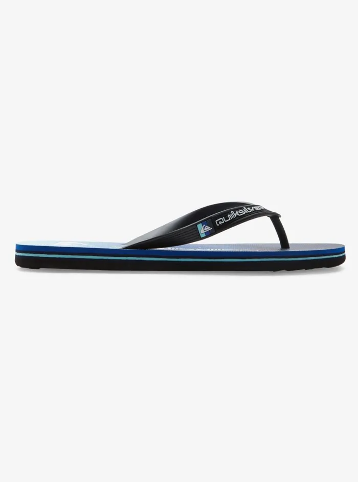 Quiksilver Molokai Art II Sandals Blackblueblue Mens Sandals Quiksilver Molokai Art II Sandals Blackblueblue Mens Sandals