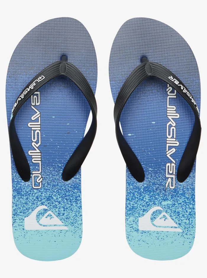 Quiksilver Molokai Art II Sandals Blackblueblue Mens Sandals Quiksilver Molokai Art II Sandals Blackblueblue Mens Sandals