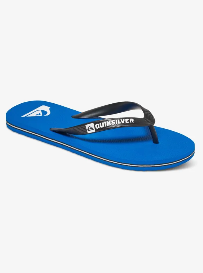 Quiksilver Molokai FlipFlops Blackblueblack Mens Sandals