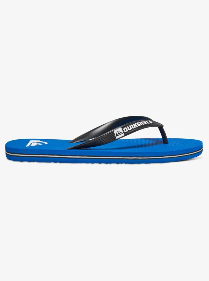 Quiksilver Molokai FlipFlops Blackblueblack Mens Sandals Quiksilver Molokai FlipFlops Blackblueblack Mens Sandals