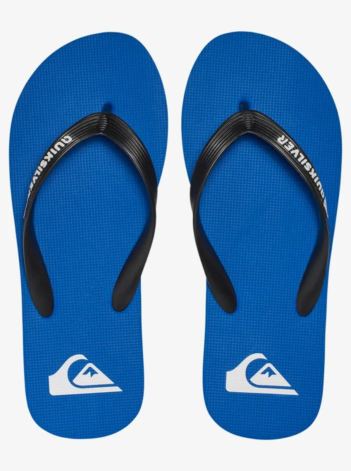 Quiksilver Molokai FlipFlops Blackblueblack Mens Sandals Quiksilver Molokai FlipFlops Blackblueblack Mens Sandals