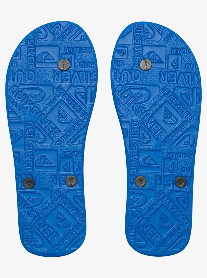 Quiksilver Molokai FlipFlops Blackblueblack Mens Sandals Quiksilver Molokai FlipFlops Blackblueblack Mens Sandals