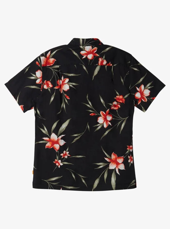 Quiksilver Night Bloomer Woven Shirt Black Night Bloomer MensWaterman Shirts and Polos Quiksilver Night Bloomer Woven Shirt Black Night Bloomer MensWaterman Shirts and Polos