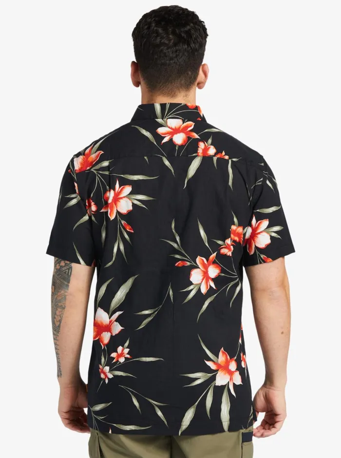Quiksilver Night Bloomer Woven Shirt Black Night Bloomer MensWaterman Shirts and Polos Quiksilver Night Bloomer Woven Shirt Black Night Bloomer MensWaterman Shirts and Polos