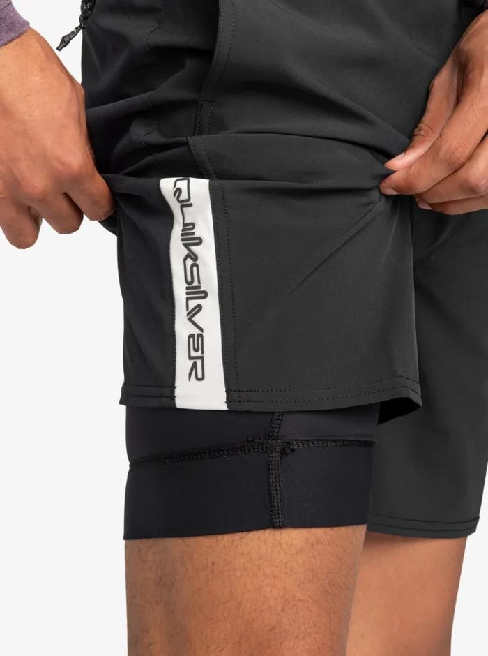 Quiksilver Omni 17034 Training Shorts Black Mens Shorts and Amphibians Quiksilver Omni 17034 Training Shorts Black Mens Shorts and Amphibians