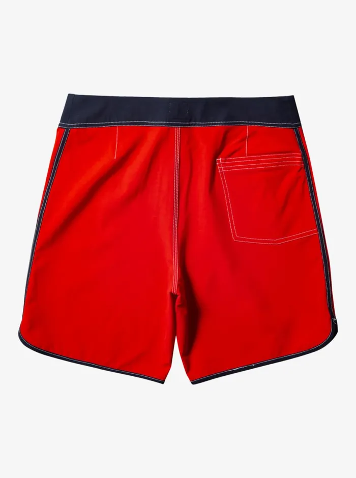 Quiksilver Original Scallop 18034 Boardshorts High Risk Red Mens Shorts and Amphibians Quiksilver Original Scallop 18034 Boardshorts High Risk Red Mens Shorts and Amphibians