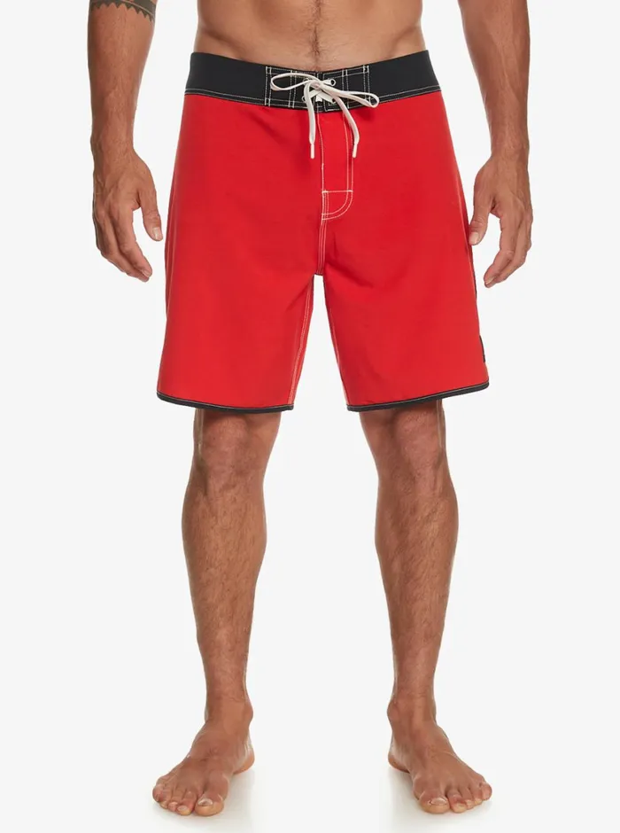 Quiksilver Original Scallop 18034 Boardshorts High Risk Red Mens Shorts and Amphibians Quiksilver Original Scallop 18034 Boardshorts High Risk Red Mens Shorts and Amphibians