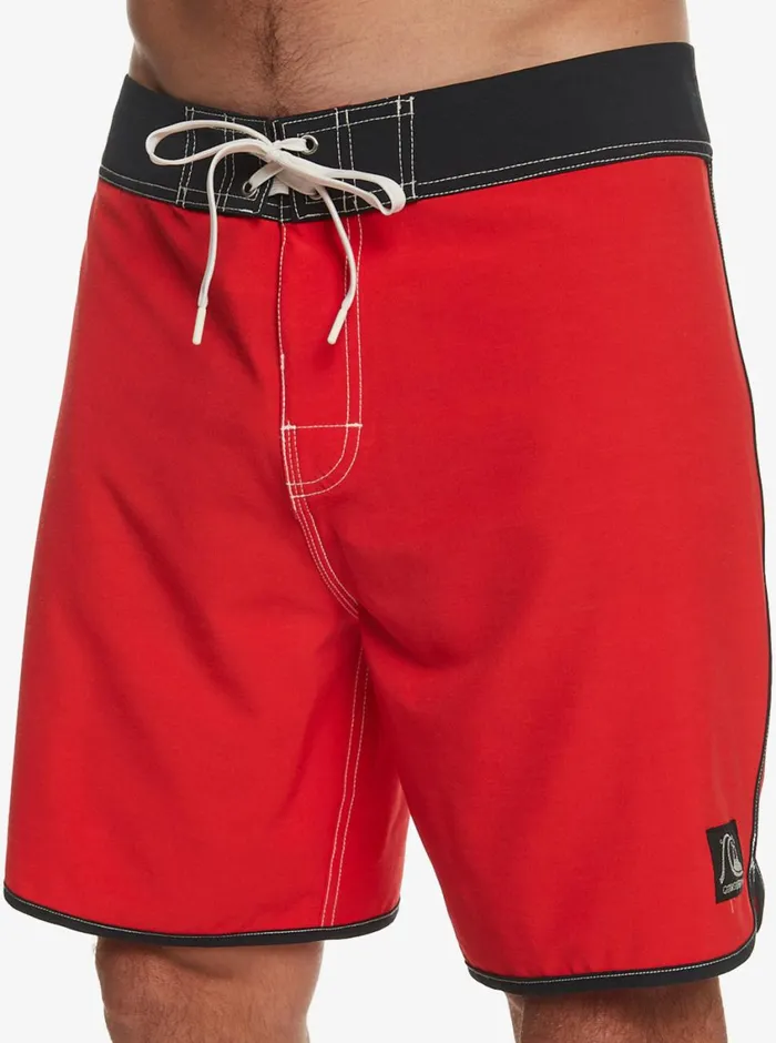 Quiksilver Original Scallop 18034 Boardshorts High Risk Red Mens Shorts and Amphibians Quiksilver Original Scallop 18034 Boardshorts High Risk Red Mens Shorts and Amphibians