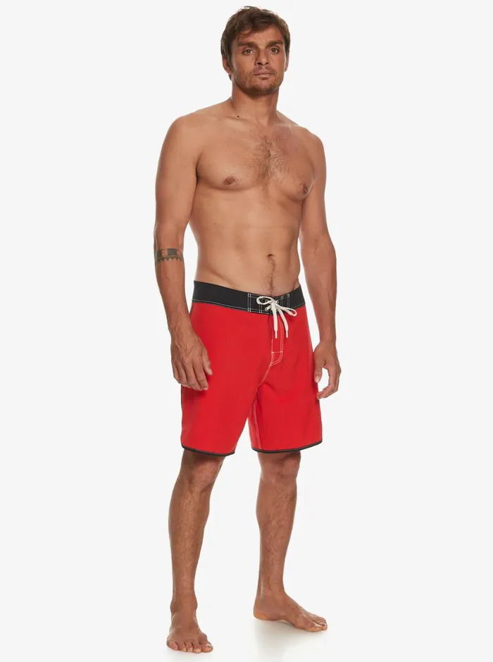 Quiksilver Original Scallop 18034 Boardshorts High Risk Red Mens Shorts and Amphibians Quiksilver Original Scallop 18034 Boardshorts High Risk Red Mens Shorts and Amphibians