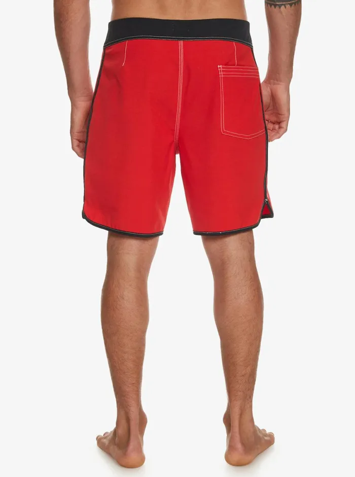 Quiksilver Original Scallop 18034 Boardshorts High Risk Red Mens Shorts and Amphibians Quiksilver Original Scallop 18034 Boardshorts High Risk Red Mens Shorts and Amphibians
